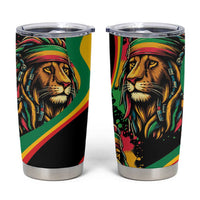 Rastafarian Lion Proud of Jamaica Tumbler Cup Reggae My Soul - Wonder Print Shop