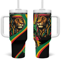 Rastafarian Lion Proud of Jamaica Tumbler With Handle Reggae My Soul - Wonder Print Shop
