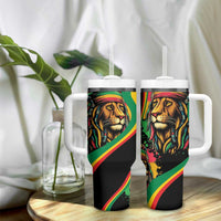 Rastafarian Lion Proud of Jamaica Tumbler With Handle Reggae My Soul - Wonder Print Shop