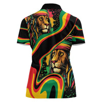 Rastafarian Lion Proud of Jamaica Women Polo Shirt Reggae My Soul - Wonder Print Shop