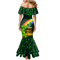 Kiss Me I'm Gay St Patricks Day Family Matching Mermaid Dress and Hawaiian Shirt LT9 - Wonder Print Shop
