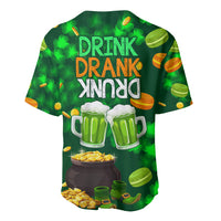 Be Irish St Patricks Day Baseball Jersey Drink Drank Drunk LT9 - Wonder Print Shop