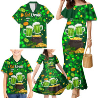 Be Irish St Patricks Day Family Matching Mermaid Dress and Hawaiian Shirt Drink Drank Drunk LT9 - Wonder Print Shop