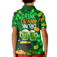 Be Irish St Patricks Day Kid Polo Shirt Drink Drank Drunk - Wonder Print Shop