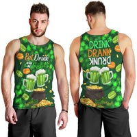 Be Irish St Patricks Day Men Tank Top Drink Drank Drunk - Wonder Print Shop