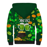 Be Irish St Patricks Day Sherpa Hoodie Drink Drank Drunk - Wonder Print Shop
