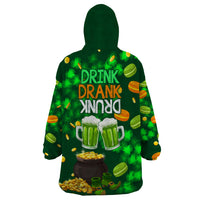 Be Irish St Patricks Day Wearable Blanket Hoodie Drink Drank Drunk - Wonder Print Shop