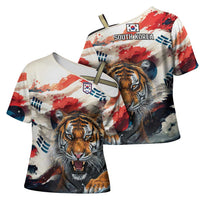 South Korea Football Champions Cross Shoulder Shirt Tigers of Asia