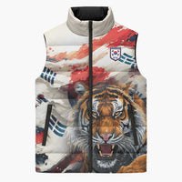 South Korea Football Champions Sleeveless Puffer Jacket Tigers of Asia