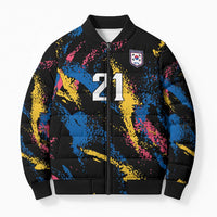 Custom Football South Korea WC26 Bomber Puffer Jacket Taegeuk Warriors Retro 2022
