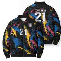 Custom Football South Korea WC26 Bomber Puffer Jacket Taegeuk Warriors Retro 2022