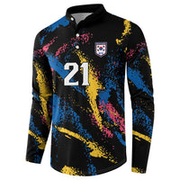 Custom Football South Korea WC26 Button Sweatshirt Taegeuk Warriors Retro 2022