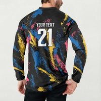 Custom Football South Korea WC26 Button Sweatshirt Taegeuk Warriors Retro 2022