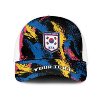 Personalized Football South Korea WC26 Mesh Trucker Cap Taegeuk Warriors Retro 2022