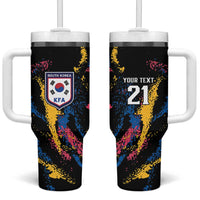 Custom Football South Korea WC26 Tumbler With Handle Taegeuk Warriors Retro 2022