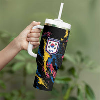 Custom Football South Korea WC26 Tumbler With Handle Taegeuk Warriors Retro 2022
