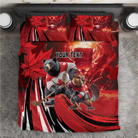 Canada Ice Hockey Champions Personalized Bedding Set Proud Member of the Eh Team