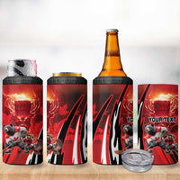 Canada Ice Hockey Champions Personalized 4 in 1 Can Cooler Tumbler Proud Member of the Eh Team