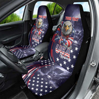 United States Ice Hockey Champions Personalized Car Seat Cover Lets Go Boy USA Goal