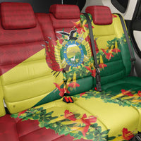 Bolivia Andean Condor Kantuta Flowers Back Car Seat Cover