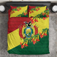 Bolivia Andean Condor Kantuta Flowers Bedding Set LT9