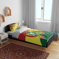 Bolivia Andean Condor Kantuta Flowers Bedding Set LT9