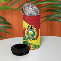 Bolivia Andean Condor Kantuta Flowers 4 in 1 Can Cooler Tumbler