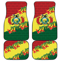 Bolivia Andean Condor Kantuta Flowers Car Mats LT9