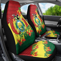 Bolivia Andean Condor Kantuta Flowers Car Seat Cover