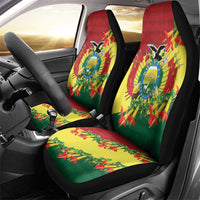 Bolivia Andean Condor Kantuta Flowers Car Seat Cover LT9