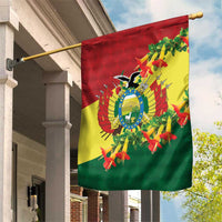 Bolivia Andean Condor Kantuta Flowers Garden Flag