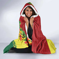 Bolivia Andean Condor Kantuta Flowers Hooded Blanket LT9