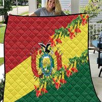 Bolivia Andean Condor Kantuta Flowers Quilt LT9