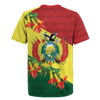 Bolivia Andean Condor Kantuta Flowers Rugby Jersey