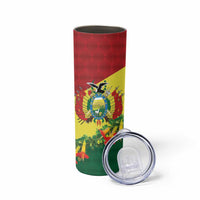 Bolivia Andean Condor Kantuta Flowers Skinny Tumbler