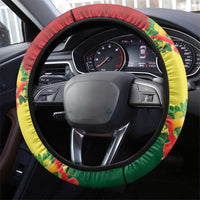 Bolivia Andean Condor Kantuta Flowers Steering Wheel Cover LT9