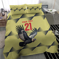 Colombia Football Custom Bedding Set Los Cafeteros Andean Condor LT9