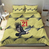 Colombia Football Custom Bedding Set Los Cafeteros Andean Condor