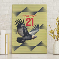 Colombia Football Custom Canvas Wall Art Los Cafeteros Andean Condor