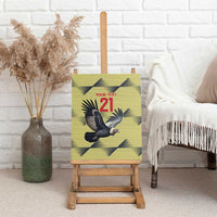 Colombia Football Custom Canvas Wall Art Los Cafeteros Andean Condor