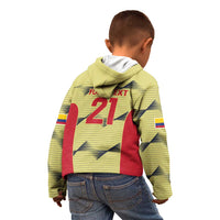 Colombia Football Custom Kid Hoodie Los Cafeteros Andean Condor