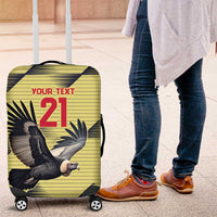 Colombia Football Custom Luggage Cover Los Cafeteros Andean Condor