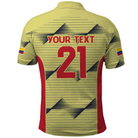 Colombia Football Custom Polo Shirt Los Cafeteros Andean Condor