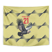 Colombia Football Custom Tapestry Los Cafeteros Andean Condor LT9