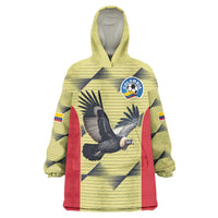 Colombia Football Custom Wearable Blanket Hoodie Los Cafeteros Andean Condor