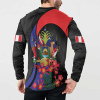 Peru Coat of Arms Button Sweatshirt First Version 1821 - 1825