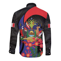 Peru Coat of Arms Long Sleeve Button Shirt First Version 1821 - 1825