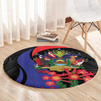 Peru Coat of Arms Round Carpet First Version 1821 - 1825 LT9