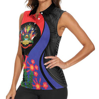 Peru Coat of Arms Women Sleeveless Polo Shirt First Version 1821 - 1825