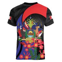 Peru Coat of Arms Women V-Neck T-Shirt First Version 1821 - 1825